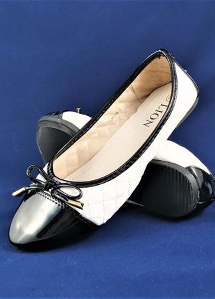 . жіночі балетки білі мокасини туфлі (розміри: 36,37,38,39) — 08-36 фото