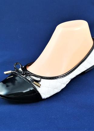 . жіночі балетки білі мокасини туфлі (розміри: 36,37,38,39) — 08-35 фото