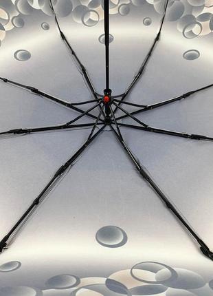 Жіноча механічна парасоля на 8 спиць від sl, сірий, 035011-64 фото