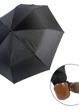Облегченный механический мужской зонт susino, черный, 03401-1 топ