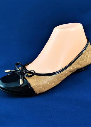.женские балетки бежевые мокасины туфли (размеры: 36,38,39,40) - 08-5 топ5 фото