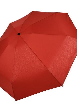 Жіноча механічна парасоля flagman-thebest "малютка" червоний колір, 0504-9