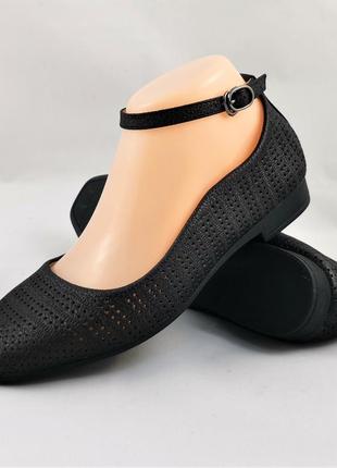 . жіночі балетки чорні мокасини туфлі (розміри: 36,39) — 80-73 фото