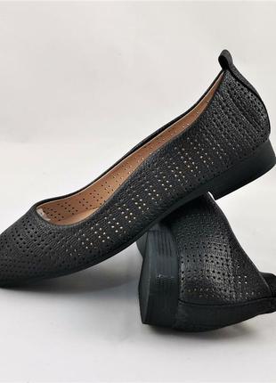 . жіночі балетки чорні мокасини туфлі (розміри: 36,39) — 80-74 фото