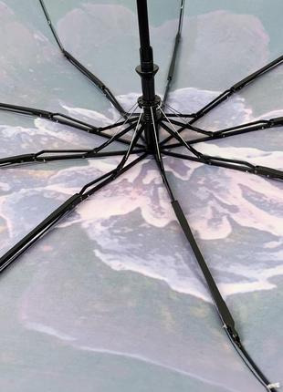 Жіноча складна парасоля автомат c принтом від flagman, fl0134-24 фото