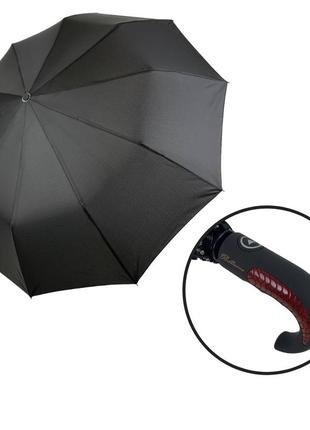 Мужской зонт полуавтомат bellissimo, черный, 0467-1 топ