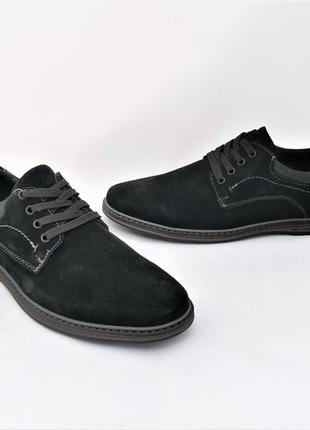 Мужские мокасины черные замшевые туфли натуральная кожа (размеры: 41,43) видео обзор - 65-н топ9 фото