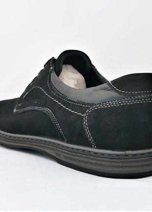 Мужские мокасины черные замшевые туфли натуральная кожа (размеры: 41,43) видео обзор - 65-н топ7 фото