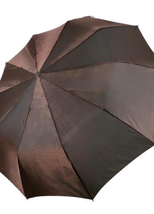Женский зонт полуавтомат bellissimo хамелеон, коричневый, топ