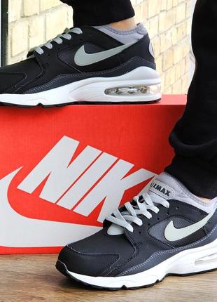 Мужские чёрные кроссовки n!ke air max 93 кожаные найки (размеры: 41,42,43,44,45) видео обзор топ