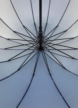 Женский зонт-трость, полуавтомат от toprain, синий (хамелеон), 01002-1 топ4 фото