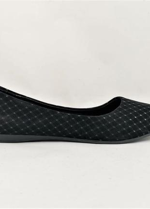 .жіночі балетки чорні мокасини туфлі замшеві (розміри: 38) - j33 фото