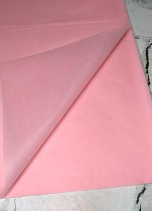 Бумага тишью 75х50 см, 10 листов, светло-розовая2 фото