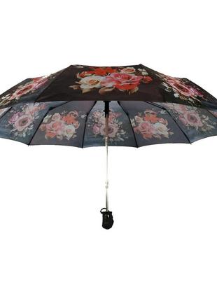 Женский зонт полуавтомат "s&l" с розами, топ3 фото