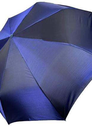 Женский зонт полуавтомат "хамелеон" на 8 спиц от toprain, синий, 02022-5 топ