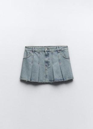 Джинсова спідниця zara