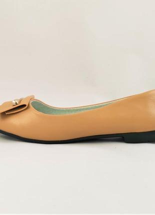 . жеганські балетки бежеві мокасини туфлі коричневі (розміри: 36,38,39) — 39-63 фото