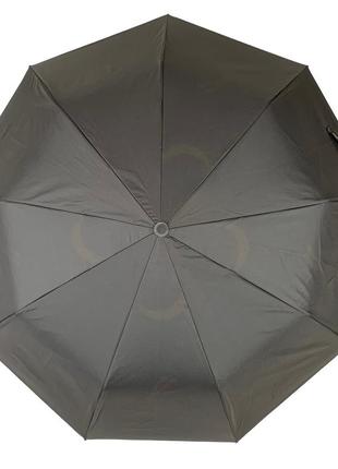 Жіноча парасоля напівавтомат з подвійною тканиною bellissimo, сірий, 018301s-33 фото