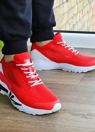 Кросівки f!la червоні чоловічі філа тканинні літні для бігу (розміри: 41,42,43,44,45)8 фото