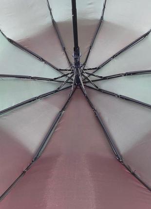 Женский зонт полуавтомат bellissimo хамелеон, вишневый, топ4 фото