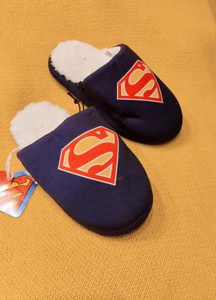 Антискользящие тапочки супермен1 фото