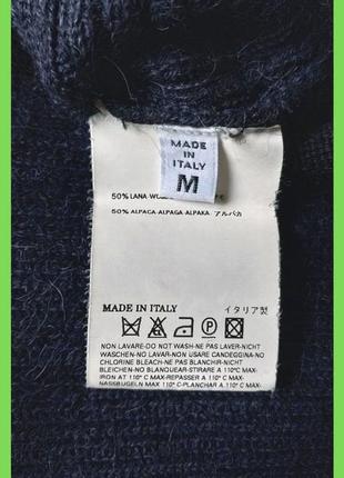 Мужской свитер джемпер винтаж р.s, m 100% шерсть и альпака maison margiela италия4 фото