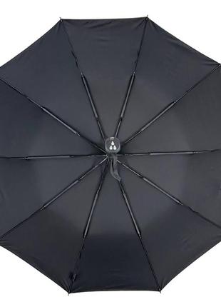 Мужской складной зонт полуавтомат с прямой ручкой от серебряный дождь, есть антиветер, 021-04-1 топ8 фото