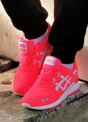 Кросівки as!cs gel lyte iii рожеві жіночі асикс каралові (розміри: 36,37,38,39,40)2 фото