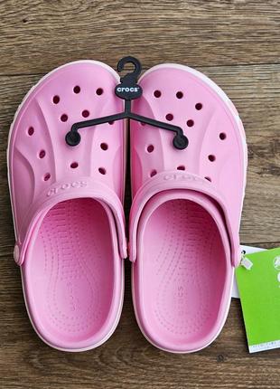 Женские кроксы розовые тапочки croc$ шлёпанцы (размеры: 34,35,36,37,38) топ10 фото