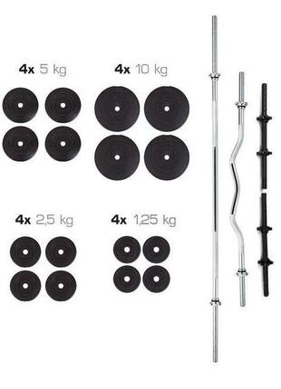 Штанга + гантелі набір 91 кг1 фото