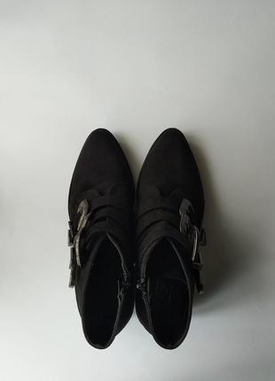 🔴sale🔴 боти чорні з пряжками, ботинки черные, uncle boots truffle collection, 383 фото