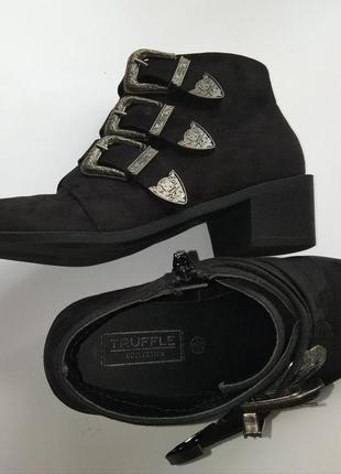 🔴sale🔴 боти чорні з пряжками, ботинки черные, uncle boots truffle collection, 387 фото