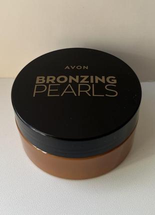 Бронзер у кульках avon bronzing pearls, deep (насичений) 28г.5 фото