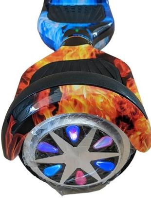 Гіроборд elite lux 6.5″ вогонь та лід ice and flame3 фото