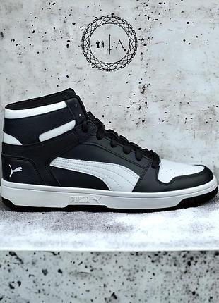 Puma rebound Біла sl 369573-01 black/white мужские кроссовки