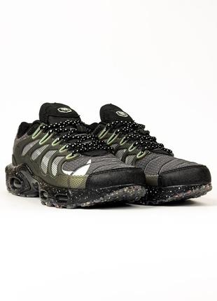 Nike air max tn terrascape plus black green1 фото