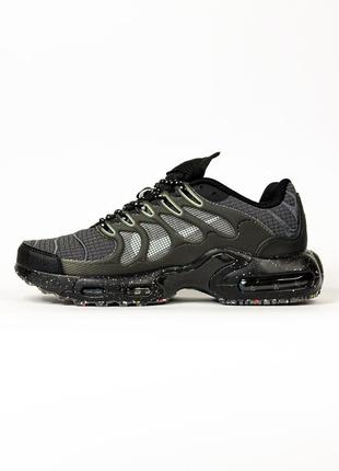 Nike air max tn terrascape plus black green4 фото