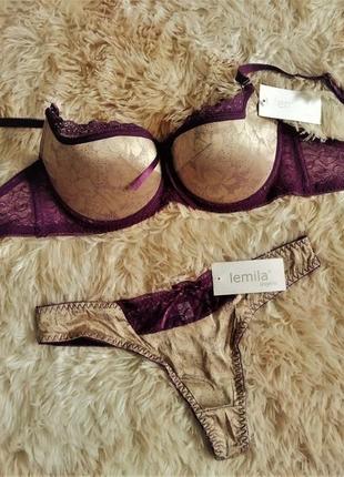 Тм lemila lingerie!!! комплект білизни 80в (с).