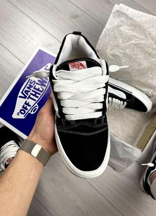 Vans knu school black&white4 фото