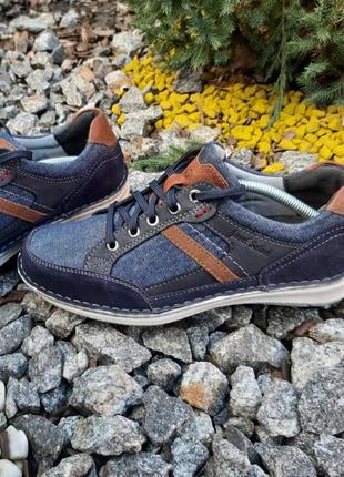 Повседневные кожаные кроссовки josef seibel!