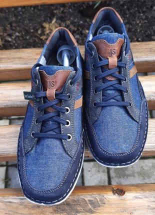 Повседневные кожаные кроссовки josef seibel!