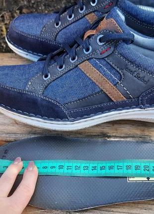 Повседневные кожаные кроссовки josef seibel!