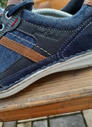 Повседневные кожаные кроссовки josef seibel!