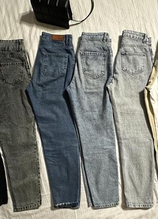 Мом джинсы в хорошем состоянии присутствуют новые среди них разные xs s m 44 42 461 фото