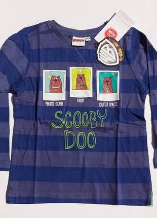 Cool club. тонкий реглан с собаками scooby doo. 110 размер.