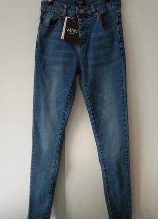 Женские винтажные джинсы boohoo man3 фото