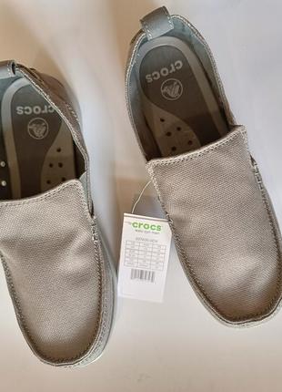 Crocs walu syn slip-on мокасины, слипоны мужские крокс.10 фото