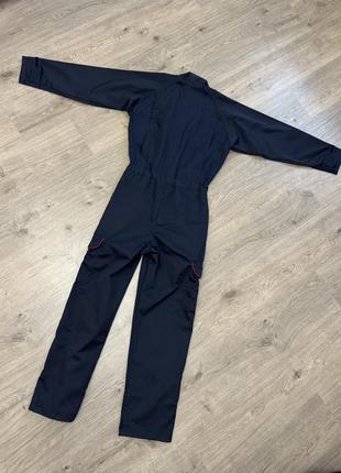 Унисекс синий комбинезон dickies redhawk boilersuit with zip front navy9 фото