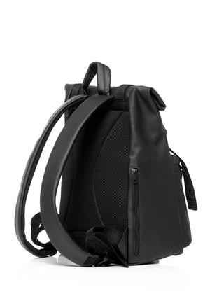 Женский рюкзак ролл sambag rolltop zard - черный6 фото