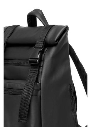 Женский рюкзак ролл sambag rolltop zard - черный8 фото